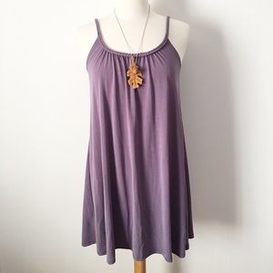 Cute spring lavender purple swing dress